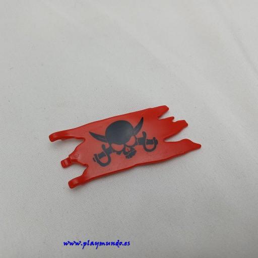 PLAYMOBIL BANDERA BARCO PIRATA 6678