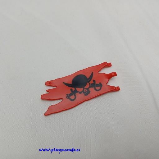 PLAYMOBIL BANDERA BARCO PIRATA 6678 [1]
