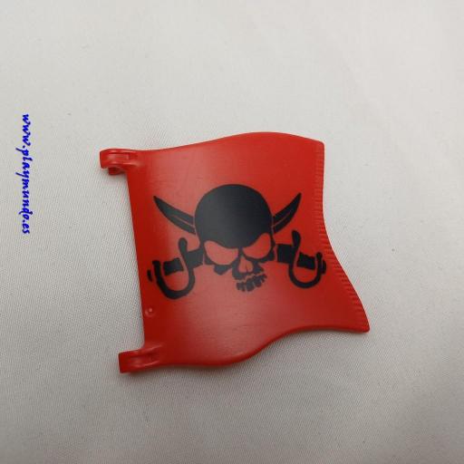 PLAYMOBIL BANDERA BARCO PIRATA 6678 [1]