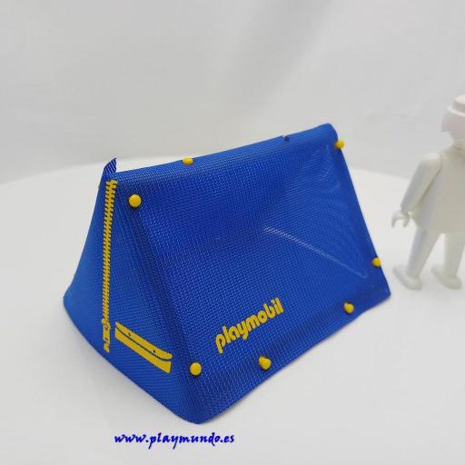 PLAYMOBIL TIENDA DE CAMPAÑA AZUL