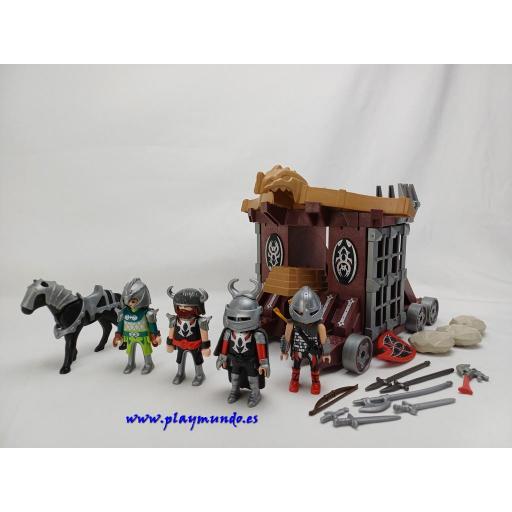 PLAYMOBIL 4837 CATAPULTA DRAGON GIGANTE CON CATAPULTA (AÑO 2009)