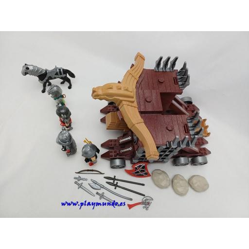 PLAYMOBIL 4837 CATAPULTA DRAGON GIGANTE CON CATAPULTA (AÑO 2009) [2]