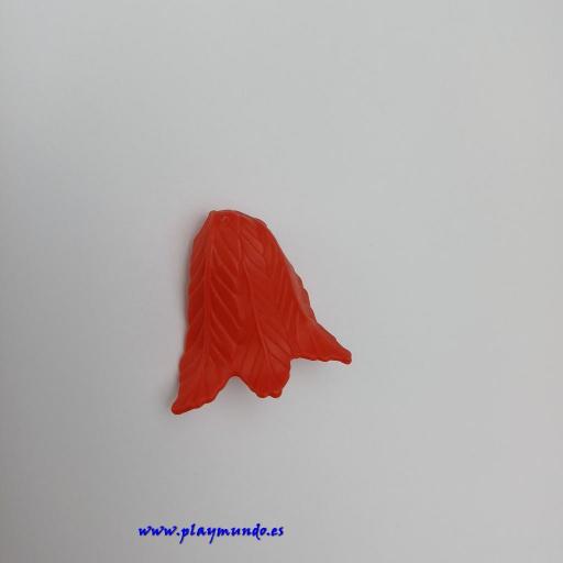 PLAYMOBIL PLUMA ROJA CASCO MEDIEVAL MOD066