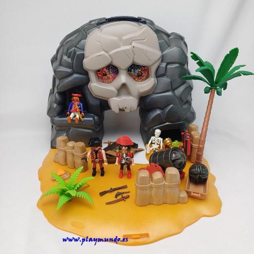 PLAYMOBIL 4443 ISLA TESORO PIRATA (AÑO 2008)