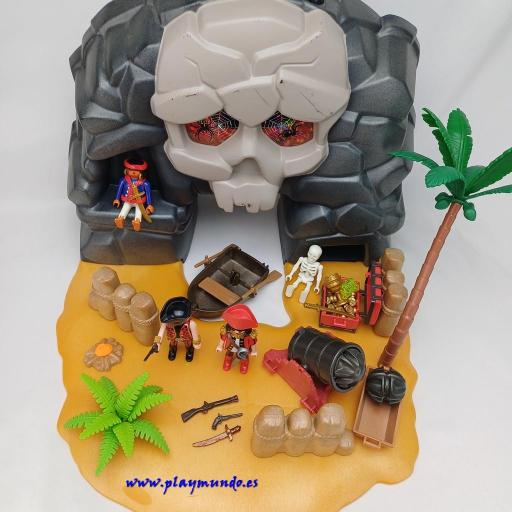 PLAYMOBIL 4443 ISLA TESORO PIRATA (AÑO 2008) [1]