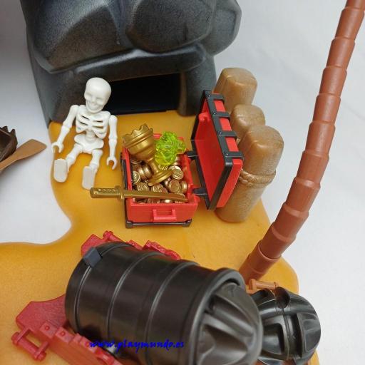 PLAYMOBIL 4443 ISLA TESORO PIRATA (AÑO 2008) [6]