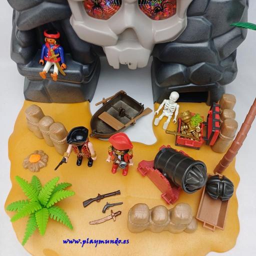 PLAYMOBIL 4443 ISLA TESORO PIRATA (AÑO 2008) [4]