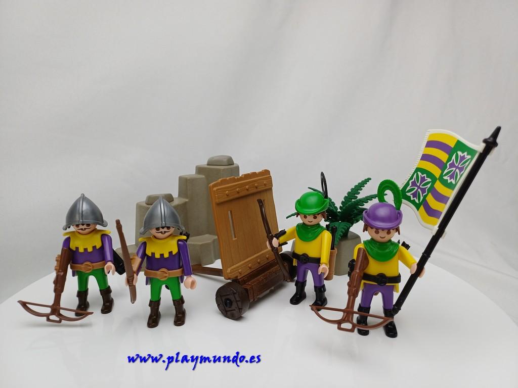 PLAYMOBIL 3889 ARQUEROS MEDIEVALES (AÑO 1997)