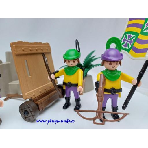 PLAYMOBIL 3889 ARQUEROS MEDIEVALES (AÑO 1997) [2]
