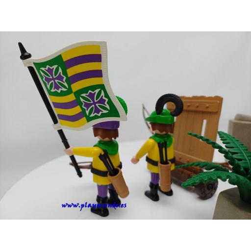 PLAYMOBIL 3889 ARQUEROS MEDIEVALES (AÑO 1997) [3]