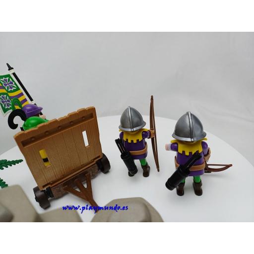 PLAYMOBIL 3889 ARQUEROS MEDIEVALES (AÑO 1997) [4]