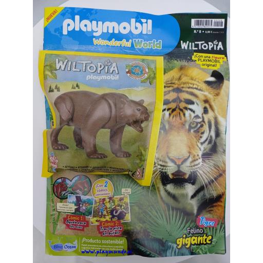 PLAYMOBIL REVISTA WILTOPIA Nº 8 (marzo 2026) Con figura de oso.