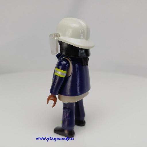 PLAYMOBIL MUÑECO CLICK MUJER BOMBERO OBRAS OTROS  MOD288 [1]