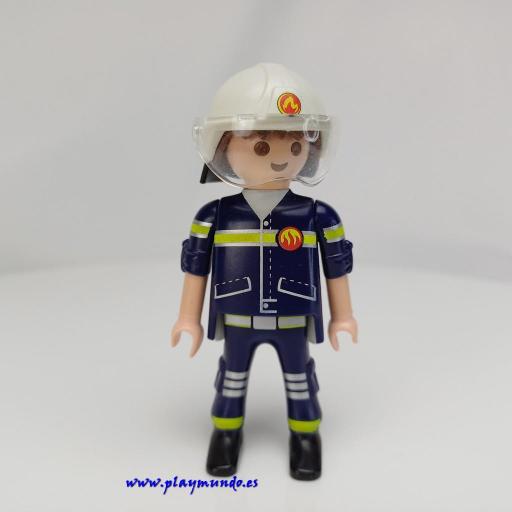 PLAYMOBIL MUÑECO CLICK BOMBERO OBRAS OTROS MOD258
