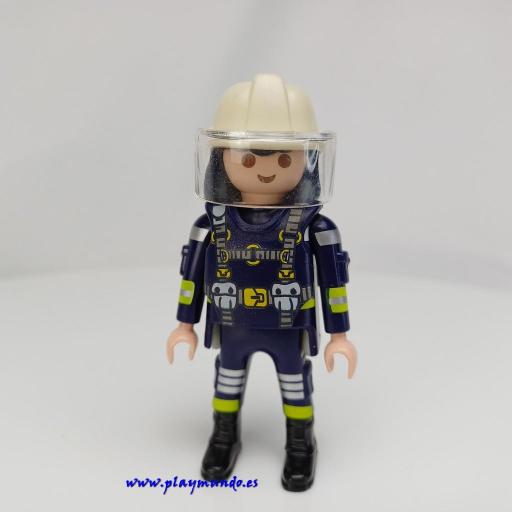 PLAYMOBIL MUÑECO CLICK BOMBERO OBRAS OTROS  MOD262