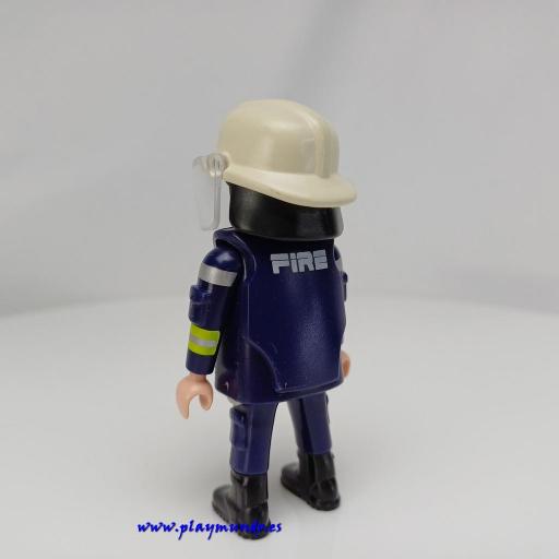 PLAYMOBIL MUÑECO CLICK BOMBERO OBRAS OTROS  MOD262 [1]