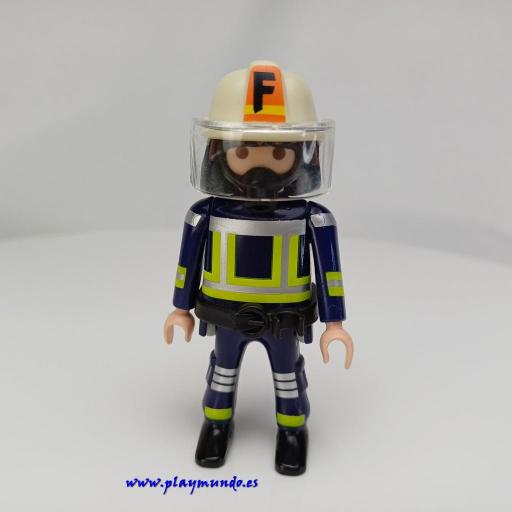 PLAYMOBIL MUÑECO CLICK BOMBERO OBRAS OTROS  MOD263