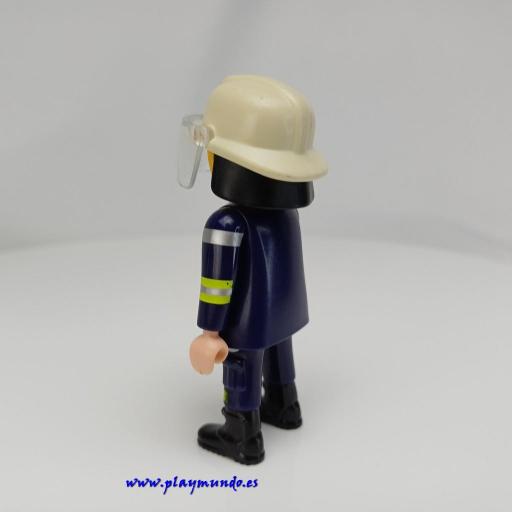 PLAYMOBIL MUÑECO CLICK MUJER BOMBERO OBRAS OTROS  MOD264 [1]