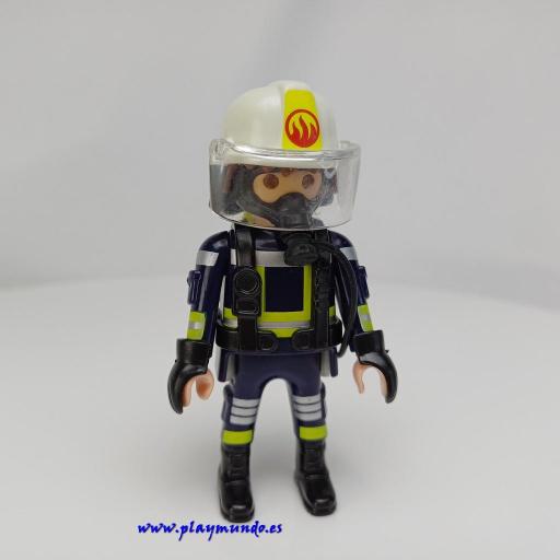 PLAYMOBIL MUÑECO CLICK BOMBERO OBRAS OTROS  MOD267