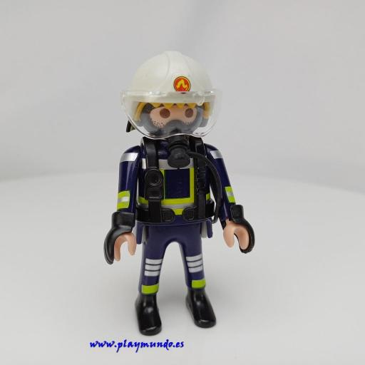PLAYMOBIL MUÑECO CLICK BOMBERO OBRAS OTROS  MOD268