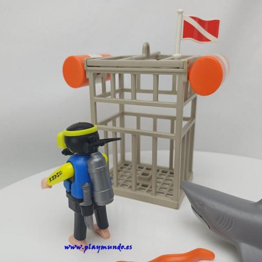 PLAYMOBIL 4500 BUZO CON TIBURON (AÑO 2008) [3]