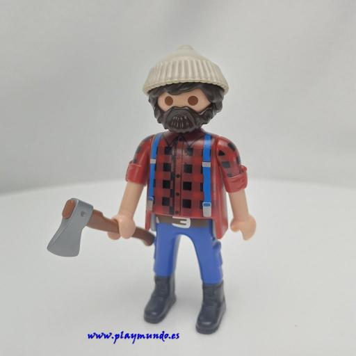 PLAYMOBIL SERIE 15  CHICOS LEÑADOR