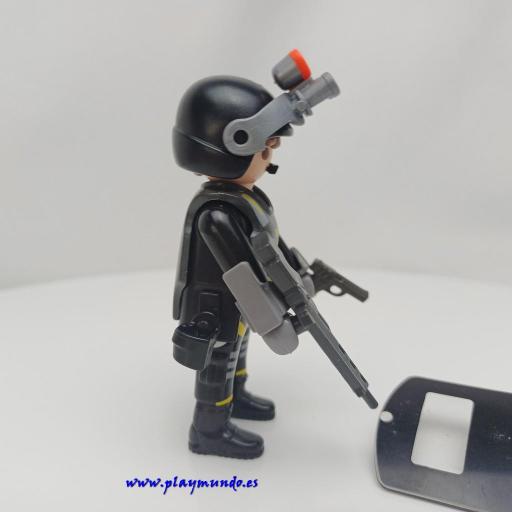 PLAYMOBIL MUÑECO CLICK   AGENTE ESPECIAL POLICIA MOD0479 [2]