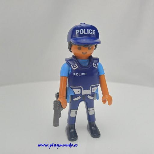 PLAYMOBIL MUÑECO CLICK POLICIA  MOD703