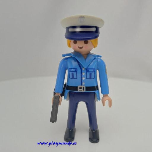 PLAYMOBIL MUJER MUÑECO CLICK  POLICIA MOD462