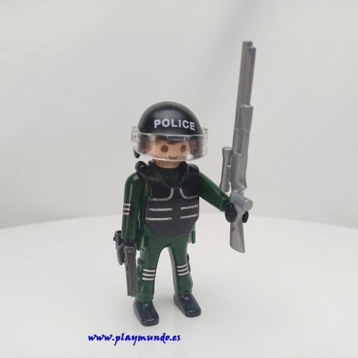 PLAYMOBIL MUÑECO CLICK POLICIA  MOD705