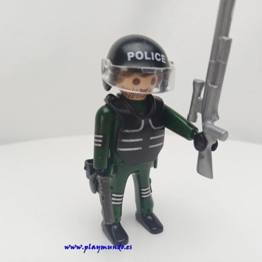 PLAYMOBIL MUÑECO CLICK POLICIA  MOD705 [1]