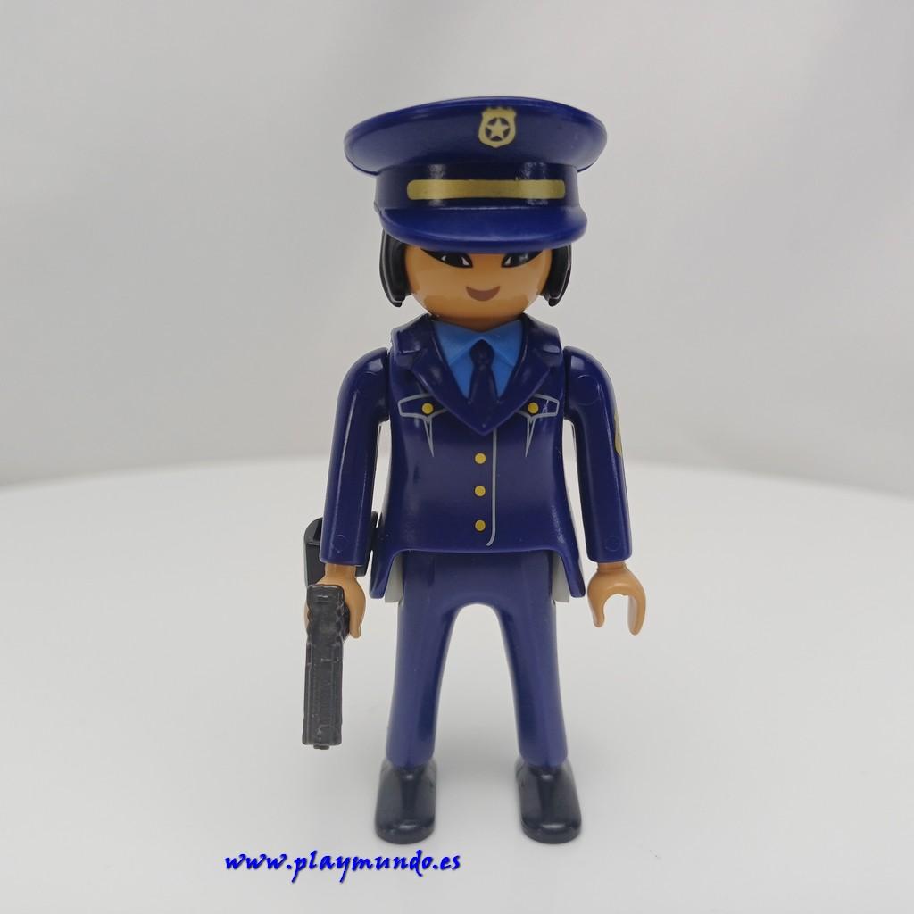 PLAYMOBIL MUÑECO CLICK MUJER POLICIA MOD708