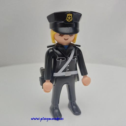 PLAYMOBIL MUÑECO CLICK MUJER  POLICIA  MOD709