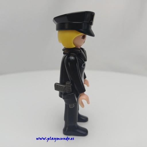 PLAYMOBIL MUÑECO CLICK MUJER  POLICIA  MOD709 [1]