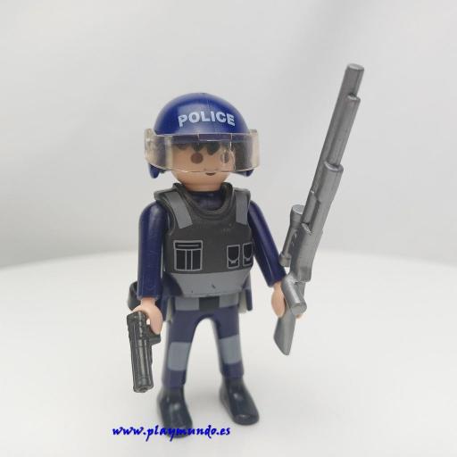 PLAYMOBIL MUÑECO CLICK POLICIA  MOD710