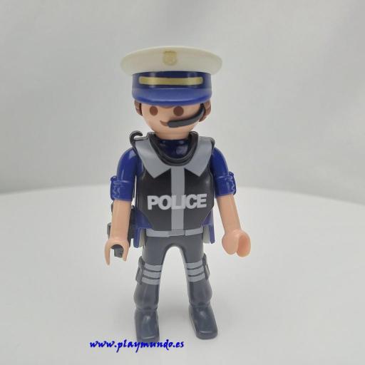 PLAYMOBIL MUÑECO CLICK POLICIA  MOD711