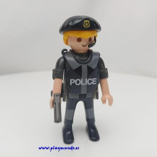 PLAYMOBIL MUÑECO CLICK POLICIA  MOD712