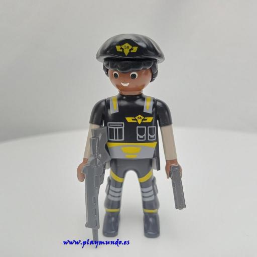 PLAYMOBIL MUÑECO CLICK POLICIA  MOD713