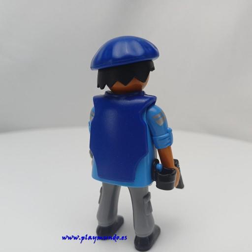 PLAYMOBIL MUÑECO CLICK POLICIA  MOD714 [1]