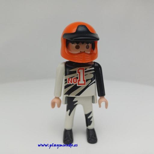 PLAYMOBIL MUÑECO CLICK  PILOTO MOD414 [0]