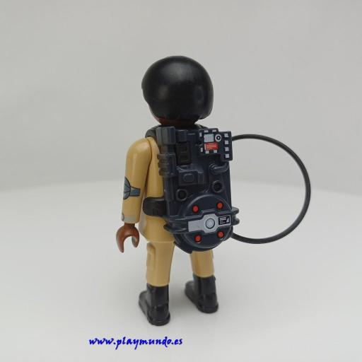 PLAYMOBIL MUÑECO CLICK  GHOSTBUSTER ZEDDEMORE [1]
