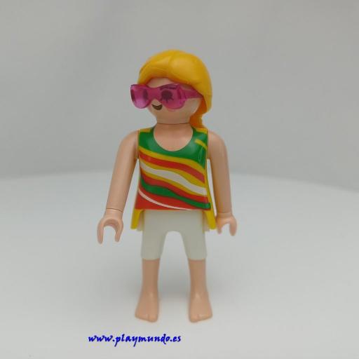 PLAYMOBIL MUJER MUÑECO UNIFORME CLICK mod9219