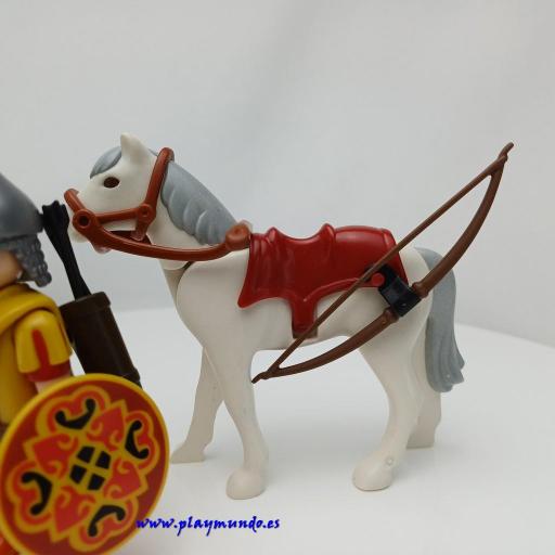 PLAYMOBIL 4926 GUERRERO MONGOL CON CABALLO (AÑO 2010) [2]