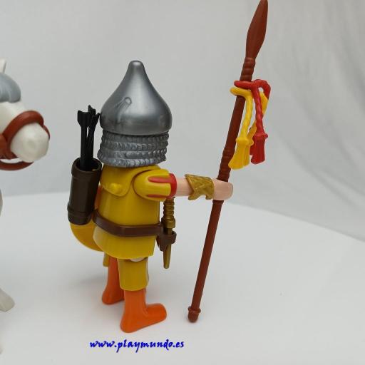 PLAYMOBIL 4926 GUERRERO MONGOL CON CABALLO (AÑO 2010) [3]