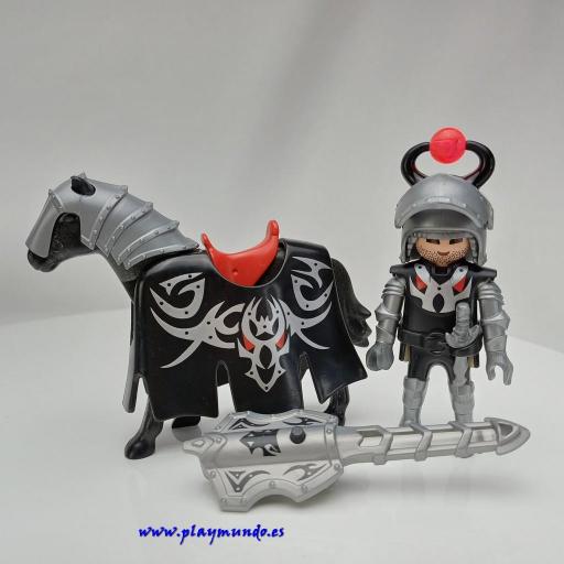 PLAYMOBIL 4841 CABALLERO DEL DRAGON CON LANZA LED (AÑO 2009) [3]