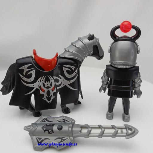 PLAYMOBIL 4841 CABALLERO DEL DRAGON CON LANZA LED (AÑO 2009) [4]