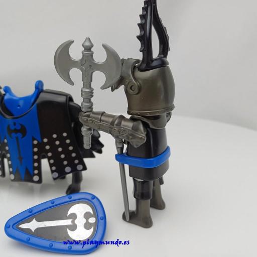 PLAYMOBIL 3315 CABALLERO NEGRO MEDIEVAL (AÑO 2004) [4]
