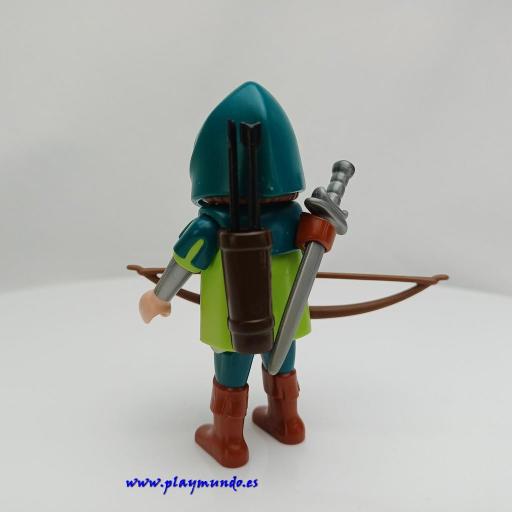 PLAYMOBIL GUERRERO CABALLERO MEDIEVAL MUÑECO CLICK  MOD0978 [1]