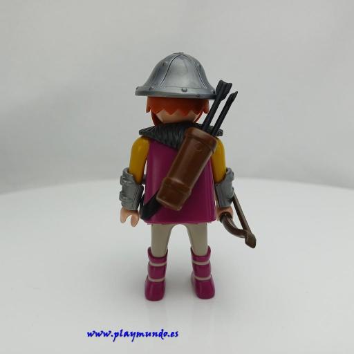 PLAYMOBIL GUERRERO CABALLERO MEDIEVAL MUÑECO CLICK  MOD0979 [1]