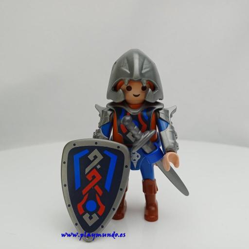 PLAYMOBIL GUERRERO CABALLERO MEDIEVAL MUÑECO CLICK  MOD0983